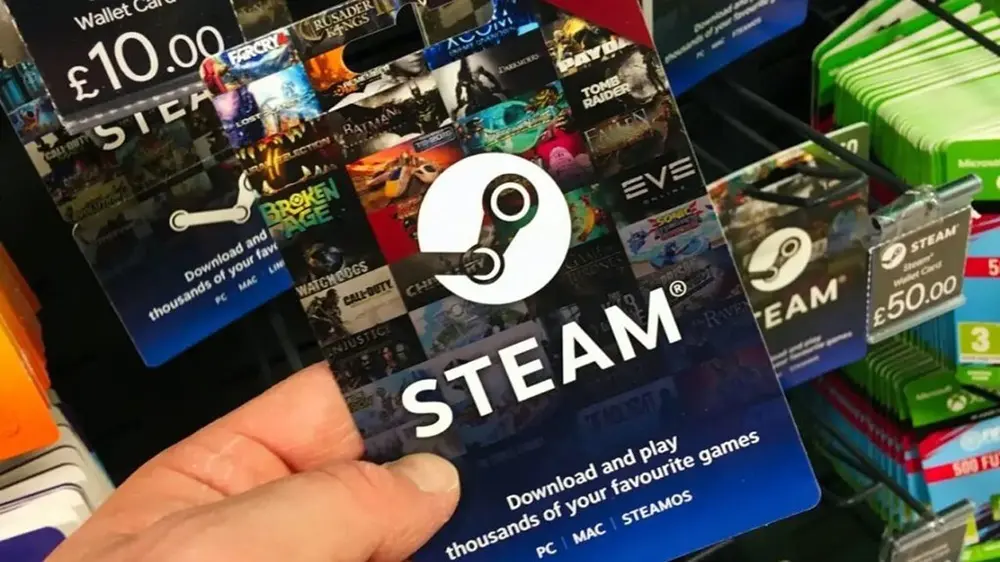 گیفت کارت استیم (Steam Gift Cards)