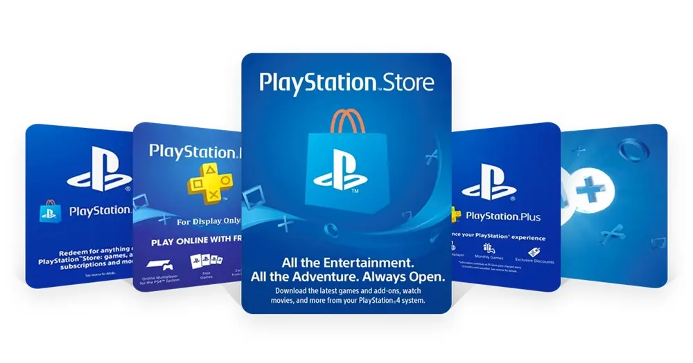 گیفت کارت پلی استیشن (play Station Gift Cards)