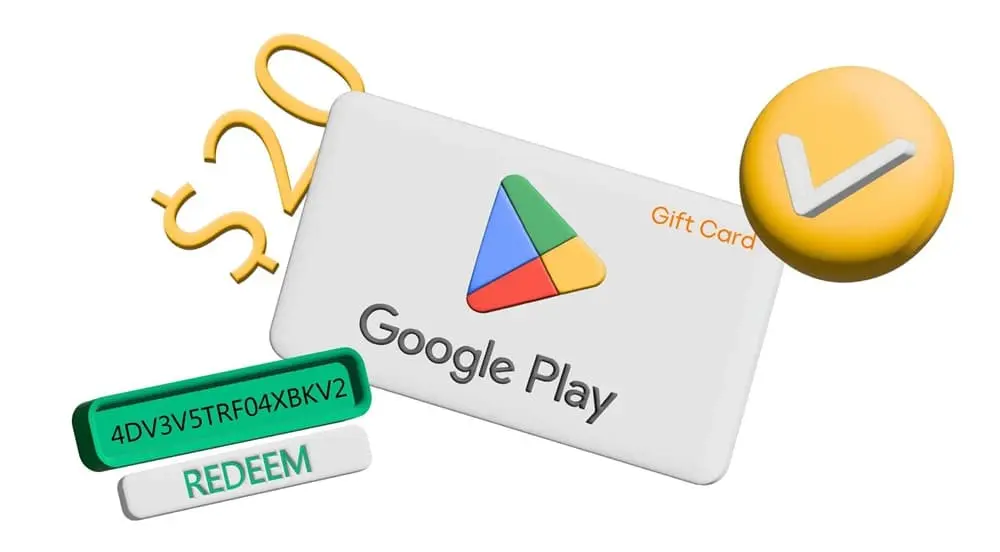 گیفت کارت گوگل پلی (Google play Gift Cards)